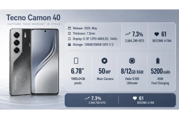 Tecno Camon 40 Smartphone price in Bangladesh